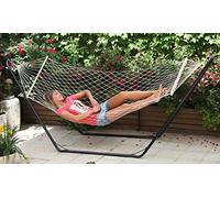 Hamaca de Red con tablon de Madera. Marco no Incluido