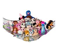 Hamaca de red est ndar para peluches Lilly's Love | Organizador colgante de esquina para tu colecci n de peluches | F cil de colgar con anclajes