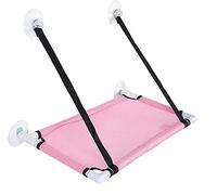 Hamaca de succión para mascotas, hamaca de metal para ventana de gato, hamaca colgante transpirable para colgar en la ventana, cama con ventosa para gatos