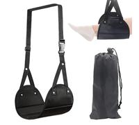 Hamaca de viaje - Reposapiés ergonómico para viajes largos en avión y ferrocarril, reposapiés ajustable en altura para barcos, trenes y viajes