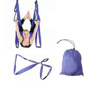 Hamaca De Yo ga Aérea Pilates Banda Elástica Yo ga Aéreo Fitness Agarre Colgante Inversión Swing Sling Hamaca Para Práctica En El Hogar Estudios De Yo ga(Púrpura)