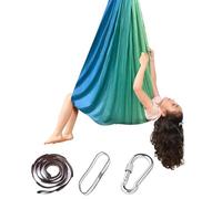 Hamaca De Yoga Aéreo De Seda Elástica, Columpio Pesado para Yoga, Fitness Y Terapia De Inversión, para Uso En Interiores, Capacidad De 220 LB D 280 * 150