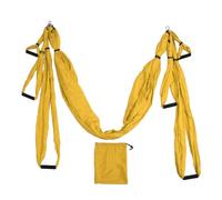 Hamaca de yoga aéreo, juego de columpio de yoga aéreo con bolsa de almacenamiento, mosquetones, manual de usuario (idioma español no garantizado), kit de iniciación de yoga para todos los niveles,