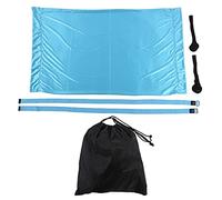 Hamaca de Yoga con soporte de mano, pierna dividida, entrenamiento estirable, hamaca aérea elástica portátil para gimnasio en casa, sala de Yoga (Azul)