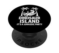Hamaca Divertida Isla Dinosaurio Fiesta jurásica PopSockets PopGrip Adhesivo