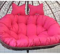 Hamaca doble de repuesto para Rocking2Seat EggCush al aire libre, almohada de mimbre para sofá biplaza para patio, colgante de huevo (150 x 110 cm)