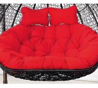 Hamaca doble de repuesto para Rocking2Seat EggCush para sofá de mimbre para exteriores, cojín para colgar en el patio (150 x 110 cm)