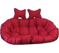 Hamaca doble duradera resistente a la intemperie para jardín y terraza. Elegante asiento al aire libre para relajación y ocio, solución perfecta para comodidad en el patio trasero