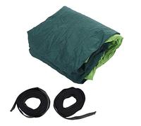 Hamaca Doble portátil de Viaje para Acampar, Cama Colgante con Correa para árbol (Fruta Verde mezclada con Verde Oscuro.)