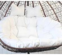 Hamaca doble RockingCush de repuesto para sofá de ratán para 2 personas, cojín oscilante para patio al aire libre (150 x 110 cm)