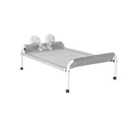 Hamaca Elevada para Gatos, Cama para Gatos, Linda, Portátil, Cama Elevada Y para Mascotas, Ideal para Cachorros, Perros Pequeños Y Gatos D, Gris