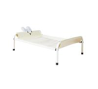Hamaca Elevada para Gatos, Cama para Gatos, Linda, Portátil, Cama Elevada Y para Mascotas, Ideal para Cachorros, Perros Pequeños Y Gatos D, Blanco