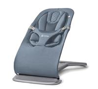 Hamaca Ergobaby 3 en 1 Evolve, hamaca ergonómica para recién nacidos desde el nacimiento hasta los niños pequeños, cojín para recién nacido (2,5 kg - 13,2 kg), Oxford Blue