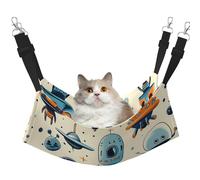 Hamaca estampada para mascotas con diseño de aliens of all kinds, para gatos, conejos, hurones, cachorros, animales pequeños