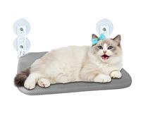 Hamaca Gato Ventana Plegable sin Cables, Hamaca Gato Ventana, Asientos de Ventana para Gatos, Hamaca Transpirable para Gatos para Vigilar, Tomar el Sol y Trepar - Soporta un Peso Máximo de 15 kg