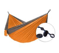 Hamaca Hamaka.eu Camping para dos Correa Slap naranja