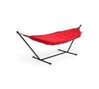 Hamaca Headdemock Superb a Rayas Naranja/ Crema . Incluye Funda.