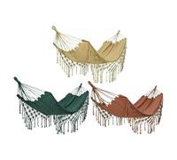 Hamaca individual Belice (L x An: 290 x 100 cm, Colores surtidos: arena, verde y rojo)