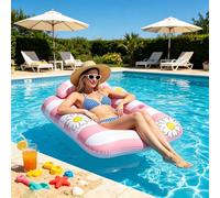 Hamaca Inflable del Agua - Flotadores Inflables Resistentes De La Piscina PVC, Sillones Flotantes para La Piscina Y El Lago De La Playa Desl Agua del Verano Desl Partido