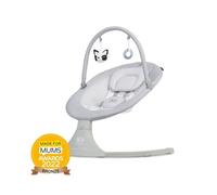 kk Kinderkraft Eléctrica Silla mecedora 2 en 1 LULI, Balancín, 5 Velocidades de mecer, 12 Melodías, Gris