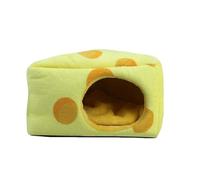 Hamaca nido de dormir para gatos, hámster de felpa de algodón y terciopelo, cómoda casa de hámster de forro polar, jaula caliente para hámster enano con suave, cama de cueva para animales pequeños