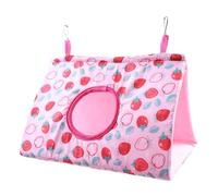 Hamaca Nido De Periquito | Nido De Invierno Cálido Para Conure, Loro, Calopsita, Canario | Accesorio De Jaula De Peluche Suave Para Protección Contra El Frío Y Un Descanso Cómodo | Cama Colgante