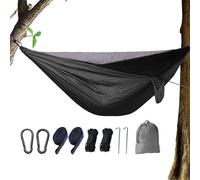 Hamaca para Acampar con Red, Hamaca con Net Fly, Mochila para Dormir Netting, Viajes hamacas Ligeras portátiles con Malla de Mosca, para Patio de Patio Trasero de la Playa.