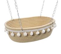 Hamaca para animales pequeños, cama colgante, cesta de dormir suave y cálida, hamaca, lugar de descanso para chinchilla, azúcar, cómodo accesorio de jaula para hámster, chinchilla, mascota pequeña H