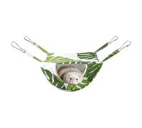 Hamaca para animales pequeños - nido colgante de felpa, cama cómoda para mascotas | bolsa de dormir caliente para hurón, conejillo de indias, hámster, chinchilla, conejo, siesta de relajación, confo