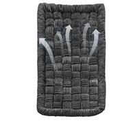 Hamaca para Asiento de automóvil para Mascotas: Duradera para Asiento Trasero para Perros con Superficie Antideslizante Impermeable, Protector Interior de automóvil cómodo y Lavable para SUV, fu