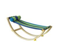 SoBuy Hamaca para Bebés, Hamaca para Niños, Carga Máxima 50 kg, para Camping y Playa, Madera de Abedul L124xP36xH45cm KMB16-J