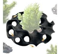 Hamaca para Betta Decorativo Hueco Impreso en 3D como Lugar de Descanso | Hamaca Cueva Refugio de Betta en Acuario para Acuario, Terrario, Paludario, Vivario, Oficina, Hogar