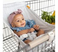 Hamaca para carrito de la compra para bebé de BINXY Baby, la original | tiene capacidad para todos los modelos de asiento de coche | transportador ergonómico para bebés + posicionador, Flecha pequeña