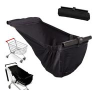 Hamaca para carrito de la compra, portátil, fácil de montar, plegable y segura, cochecito de supermercado, comodidad y seguridad para dormir