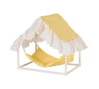 Hamaca para dormir para mascotas, diseño de descanso elevado, marco de soporte , material de tela transpirable, accesorio de vida compacto, para proporcionar un lugar relajante dentro de los