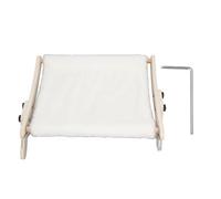 Hamaca para el alféizar de la Ventana del Gato - Percha para la Ventana del Gato - Cama para Gatos de Tilo colgable - con Cierre de Gancho y Bucle Que Ahorra Espacio Estable, para
