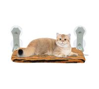 Hamaca para Gato en la Ventana | Asiento Plegable Suave de Alta Resistencia Sin Cables - Plataforma Ventana Con Estructura Metalica Y Ventosas Fuertes - para Mascotas de Todos los Tamaños, para Dormir