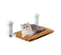 Hamaca para Gato en la Ventana | Cojín Asiento Plegable y Transpirable Sin Cables | Plataforma Ventana con Estructura Metalica Y Ventosas Fuertes,para Mascotas Pequeñas, Medianas y Grandes, Descanso