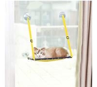 Hamaca para Gato Hamaca Ventana de Gato Ventana Perch Cama Asiento Hamaca para gatos Cama Hamaca colgante para gatos montada en la ventana con 4 ventosas de alta resistencia con capacidad para 44 libr
