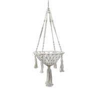 Hamaca para gatos - Cama cesta para gatos de 47,24 pulgadas, de antideslizante para dormir, para mascotas | Cesta de malla de cuerda de algodón tejida portátil para sto