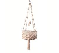 Hamaca para Gatos, Cama Colgante de macramé, Recintos para Gatos Al Aire Libre, Cama para Gatos Cubierta con Cueva para Gatos, Ropa de Cama para Gatos, Cómoda con Cojín Extraíble