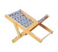 Hamaca para gatos - Cama de tejida a mano, silla elevada | interior transpirable con estructura de apoyo decorativa Mejora el flujo de aire y comodidad al tomar una siesta en el