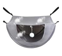 Hamaca para gatos | Cama de tela de malla ajustable para gatitos | Suministros cómodos para mascotas para gatos de interior, hurón, hámster u otros animales pequeños