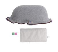 Hamaca para Gatos, Cama de Ventana con Ventosas Fuertes, Material Transpirable y Lavable, Soporte Duradero para Alféizares de Ventanas - Fácil Instalación, Diseño Desmontable, (Gris)