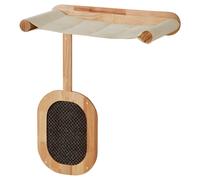 Hamaca Para Gatos Nobby Nio Crema 70x31,5x79cm Con Elemento De Rascado De Sisal