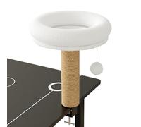 Hamaca para gatos para escritorio - Cálido antiarañazos ajustable, hamaca para mesa con abrazadera,para interiores casa invierno habitación de salón balcón librería estación de trabajo