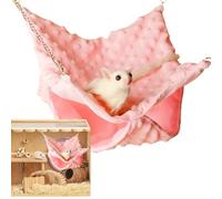 Hamaca para Gatos para Jaula | Cama De Doble Capa | Cama para Dormir de Ardillas,para Hurones, Chinchillas, Ardillas, Animales Pequeños, Petauro del Azúcar Y Accesorios De Jaula para Jugar