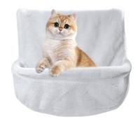 Hamaca para gatos para silla | Cama Hamaca para gatos | Bolsa de dormir para cama de gato | Hamaca para gatos de felpa suave | Cama Hamaca plegable para gatos para estantes de pared, puertas de