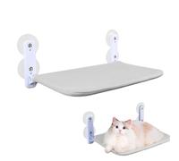 Hamaca para gatos para ventana, asiento plegable para gatos con ventosa, cama estable de carga de rodamiento de 12 libras, asiento de gato fácil de usar para el hogar, dormitorio, sala de estar