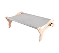 Hamaca para gatos, silla de madera para gatos, acogedora tumbona para gatos, silla de playa para mascotas, hamaca multiusos para dormir, hamaca para gatos de larga duración, cama elevada transpirable